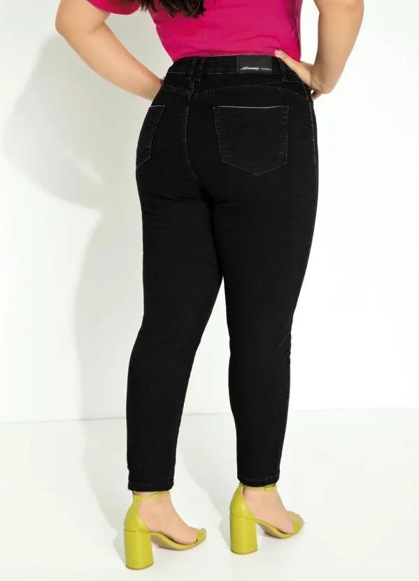 Sawary Jeans - Calça Jeans Black Plus Size Cigarrete Sawary 2