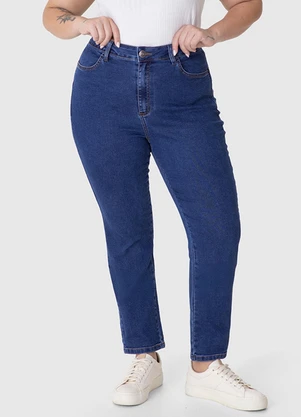 Malwee - Calça Jeans Cigarrete Plus Azul - MALWEE