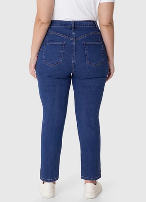 Malwee - Calça Jeans Cigarrete Plus Azul - MALWEE