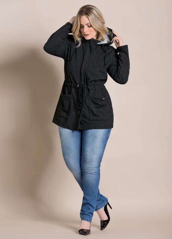 Quintess - Calça Jeans Cintura Alta Cós Largo 4