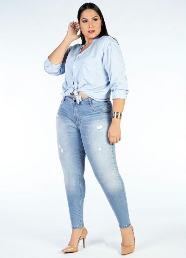 Sawary Jeans - Calça Jeans Clara Cigarrete Plus Size Sawary 3