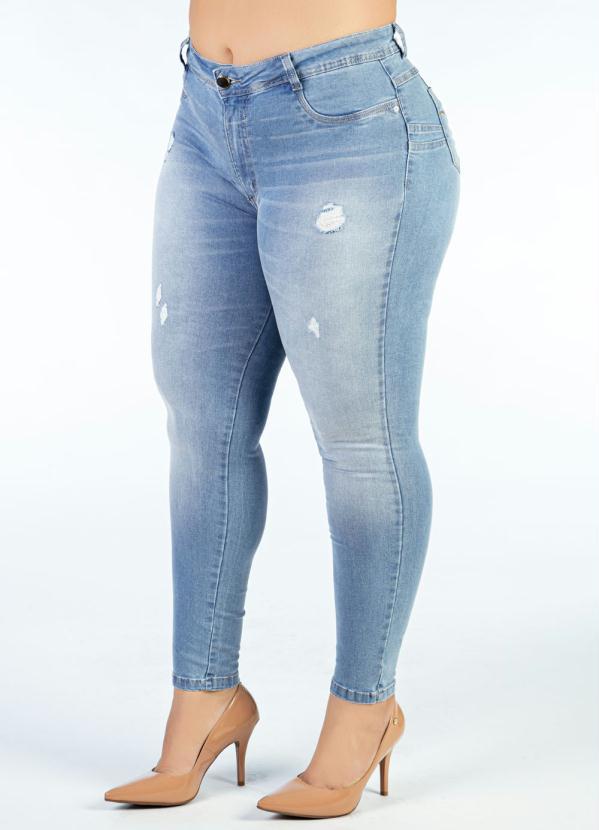 Sawary Jeans - Calça Jeans Clara Cigarrete Plus Size Sawary 5