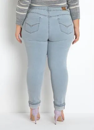 Sawary Jeans - Calça Jeans Clara Cropped Sawary Plus Size - SAWARY JEANS