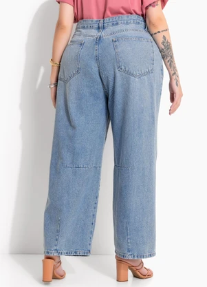 Marguerite - Calça Jeans Claro Baggy - MARGUERITE