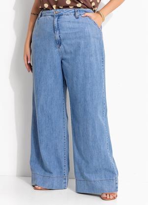 Cal�a Jeans Claro Leve Pantalona