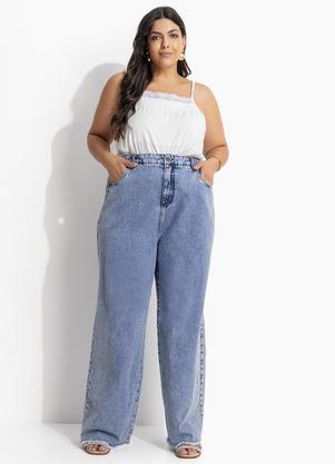 Cala (Jeans Claro) Wide Leg