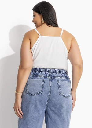 Marguerite - Calça Jeans Claro Wide Leg - MARGUERITE