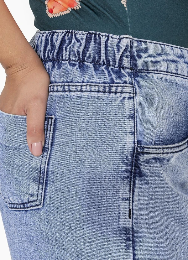 Marguerite - Calça Jeans Claro Wide Leg 7