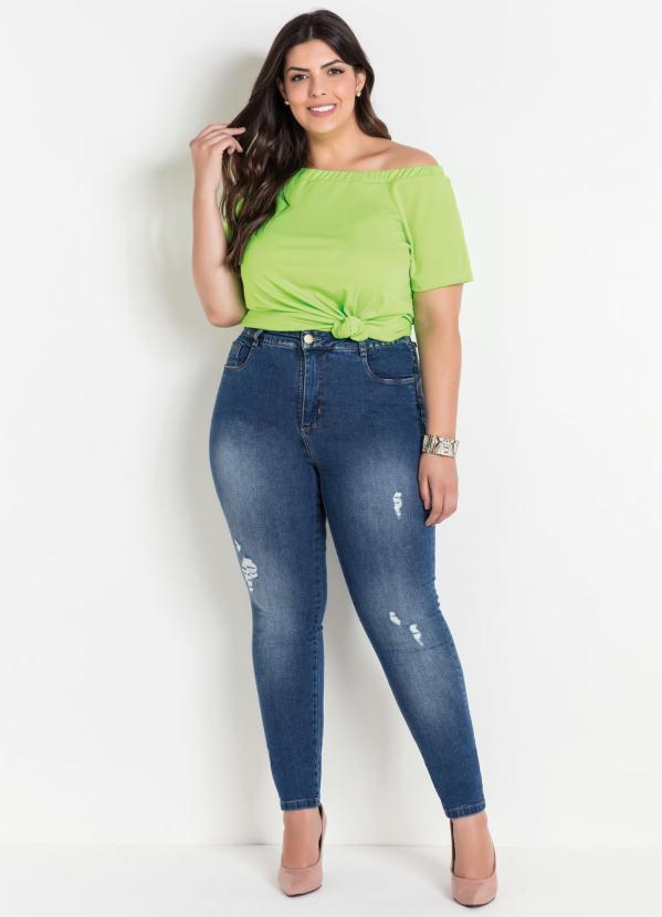 Sawary Jeans - Calça Jeans Compressora Sawary Plus Size 4