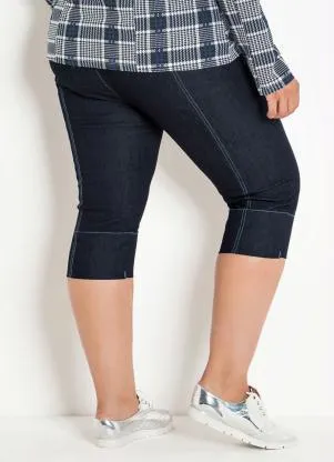 Marguerite - Calça Jeans Cropped Plus Size - MARGUERITE