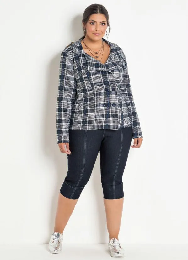 Marguerite - Calça Jeans Cropped Plus Size 4