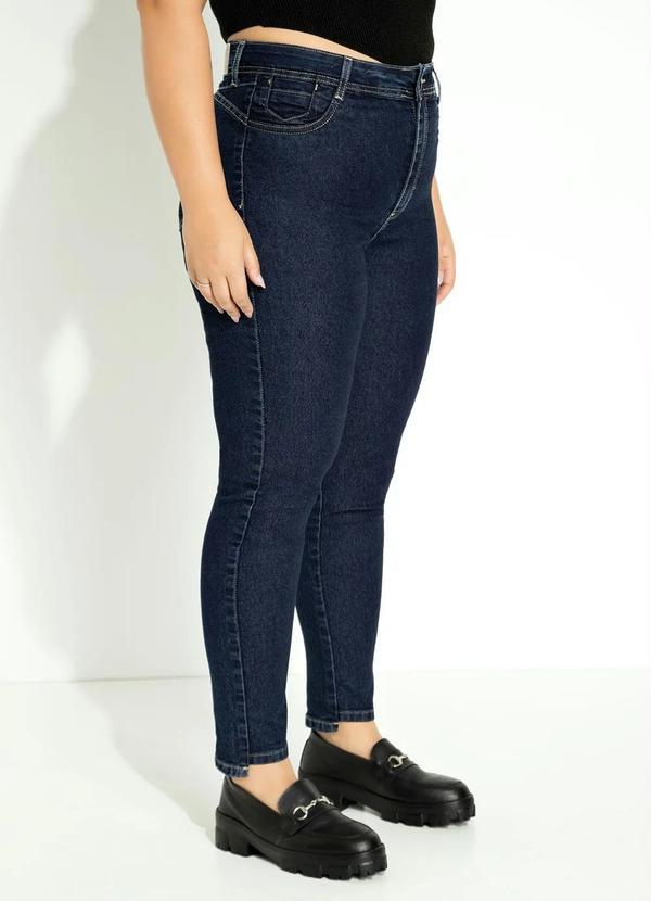Sawary Jeans - Calça Jeans Escura Plus Size Cigarrete Sawary 3