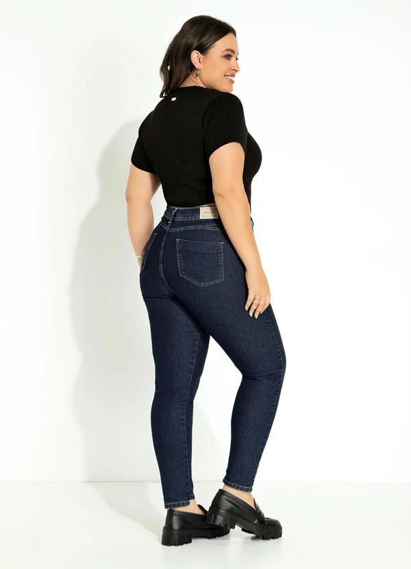 Sawary Jeans - Calça Jeans Escura Plus Size Cigarrete Sawary 5