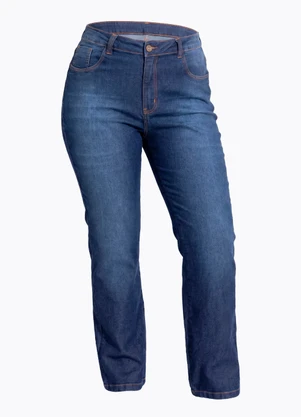 Marguerite - Calça Jeans Escuro Flare com Elastano - MARGUERITE
