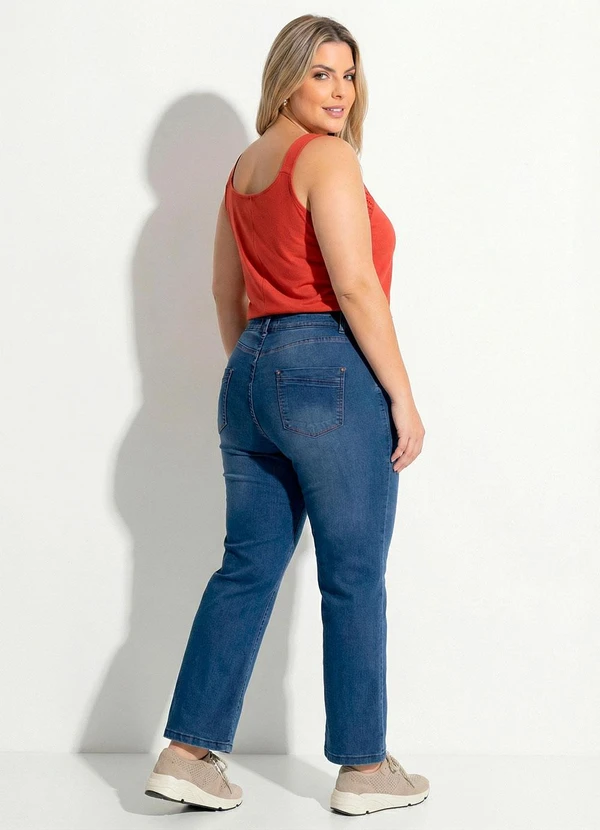 Marguerite - Calça Jeans Escuro Skinny Cintura Alta 5