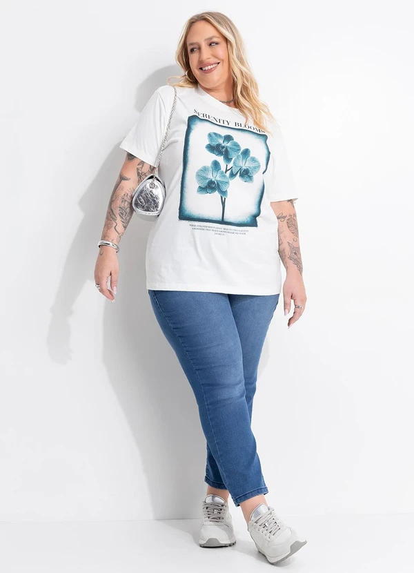 Marguerite - Calça Jeans Escuro Skinny Cintura Alta 8