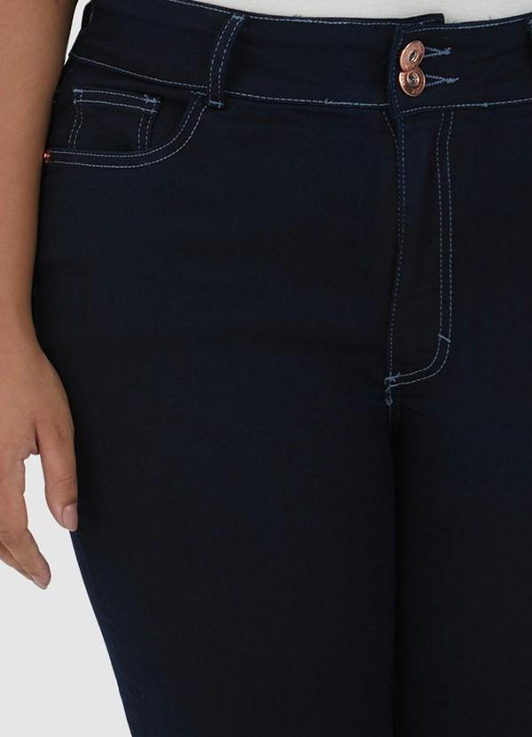 Malwee Plus - Calça Jeans Feminina Azul Escuro 2