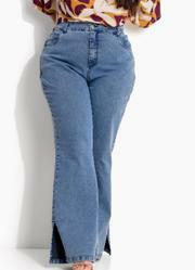 Cal�a Jeans Flare com Elastano