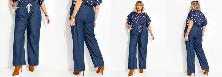 Cala Jeans Mdio em Jeans Leve