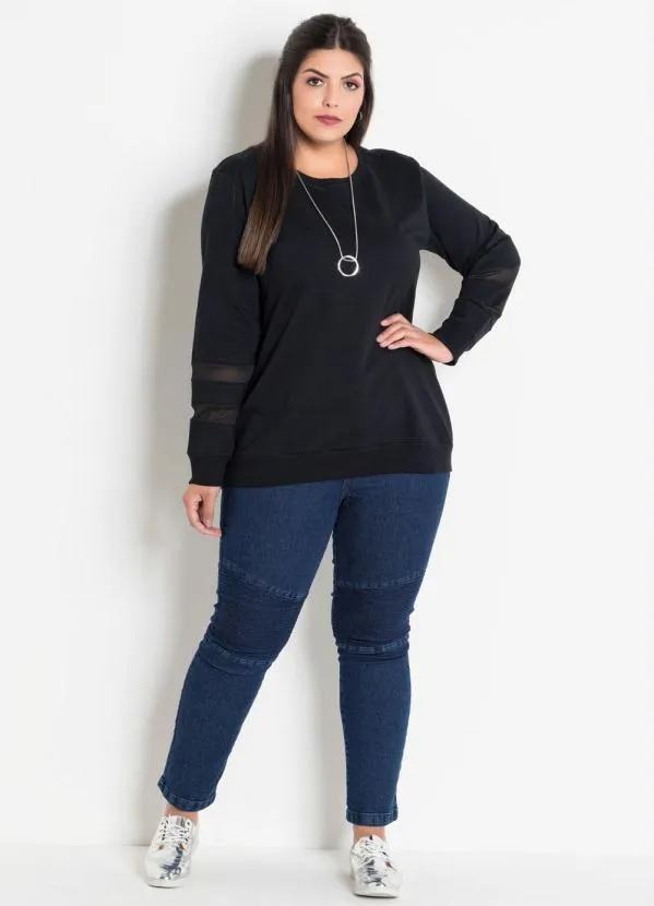 Marguerite - Calça Jeans Plus Size com Efeitos no Joelho 6