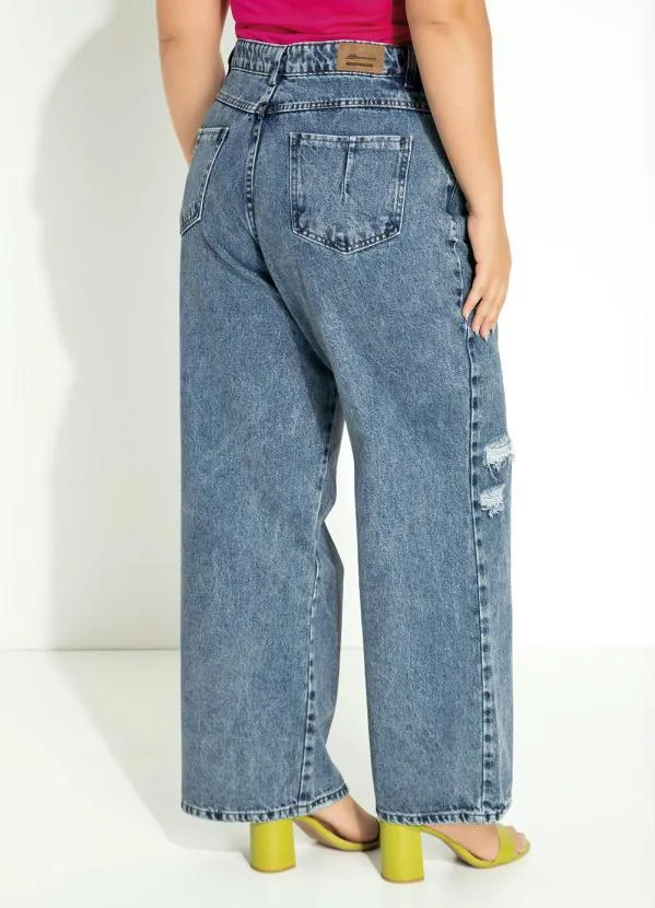 Sawary Jeans - Calça Jeans Plus Size Wide Leg Sawary 2