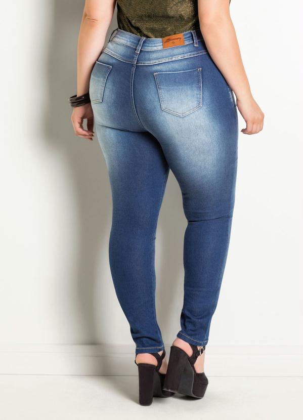 Sawary Jeans - Calça Jeans Sawary Legging Plus Size Azul 2