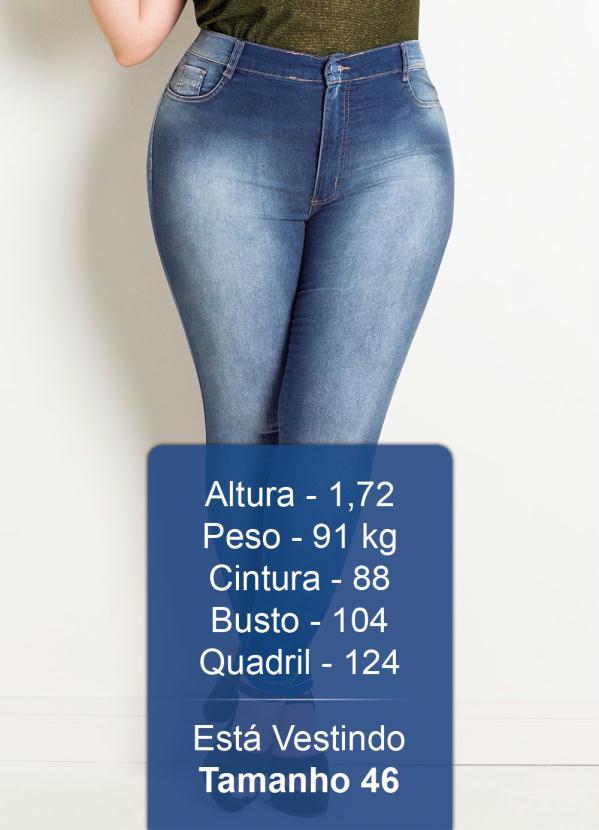 Sawary Jeans - Calça Jeans Sawary Legging Plus Size Azul 3