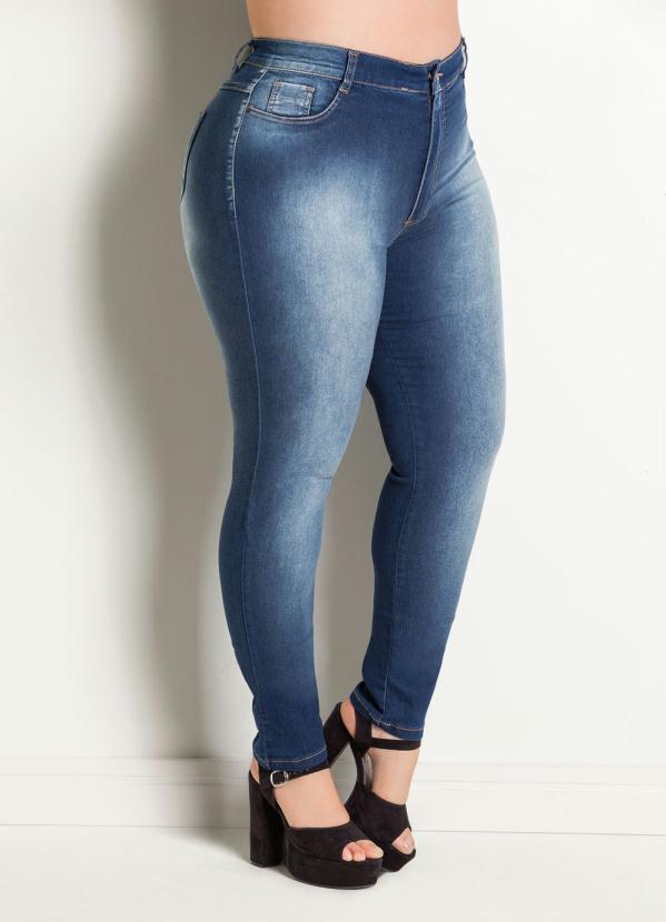 Sawary Jeans - Calça Jeans Sawary Legging Plus Size Azul 6
