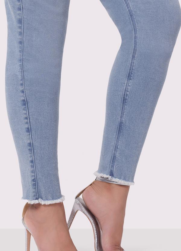 Lunender Mais Mulher - Calça Jeans Skinny Plus Size Cropped Chapa Barriga Jeans 6