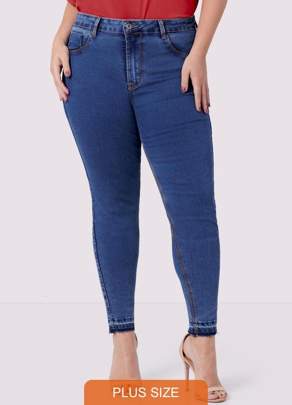 Lunender Mais Mulher - Calça Jeans Skinny Plus Size Cropped Fit For Me Jeans
