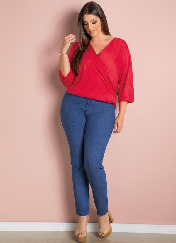 Quintess - Calça Jeans Skinny Plus Size 4