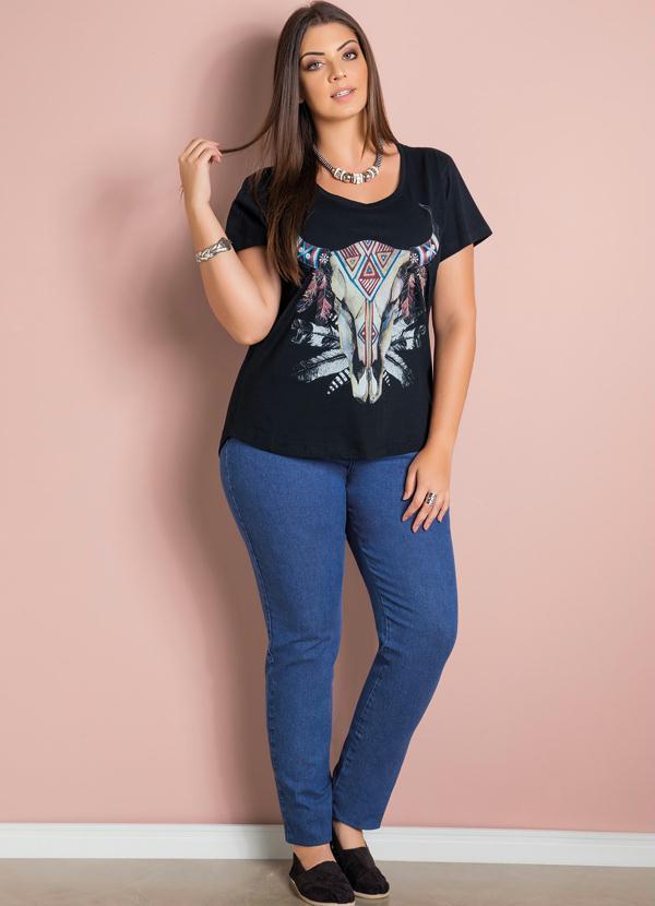 Quintess - Calça Jeans Skinny Plus Size 5