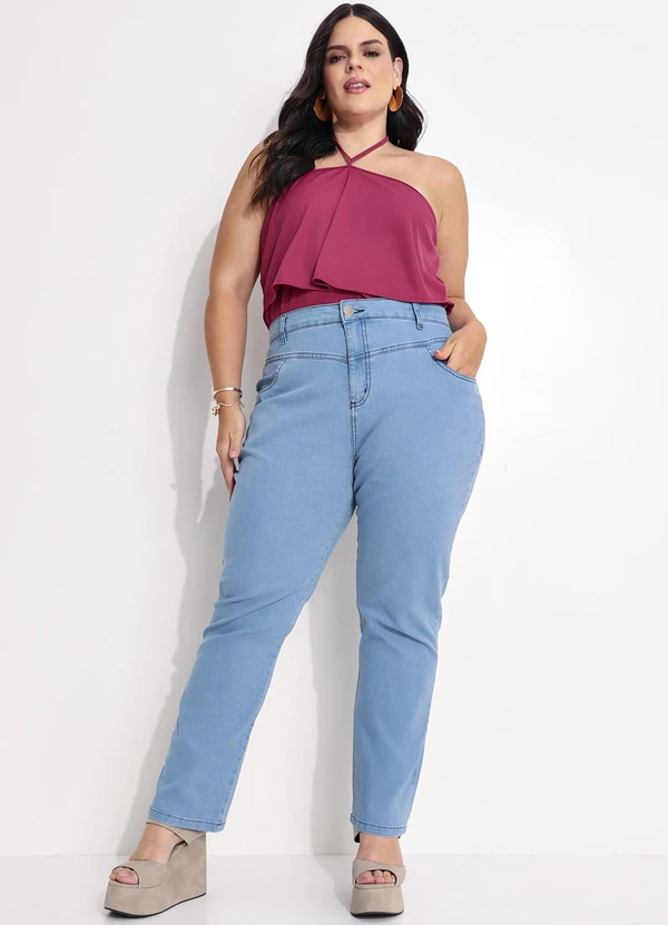 Marguerite - Calça Jeans Slouchy Jeans Plus Size 7