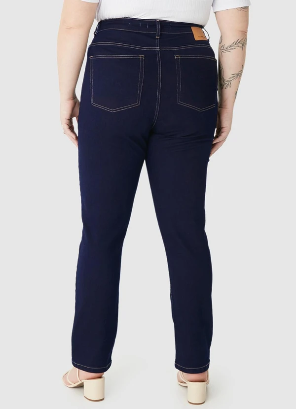 Malwee - Calça Skinny Jeans PlusAzul Escuro 5