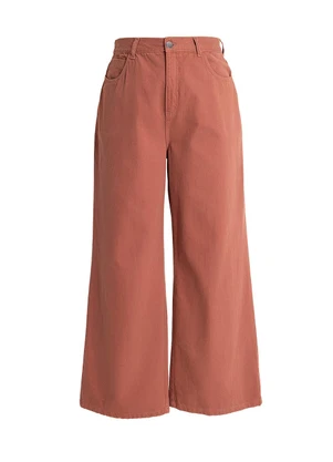 Marguerite - Calça Terracota em Sarja - MARGUERITE