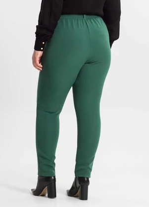Secret Glam - Calça Alfaiataria Plus Size Verde - SECRET GLAM
