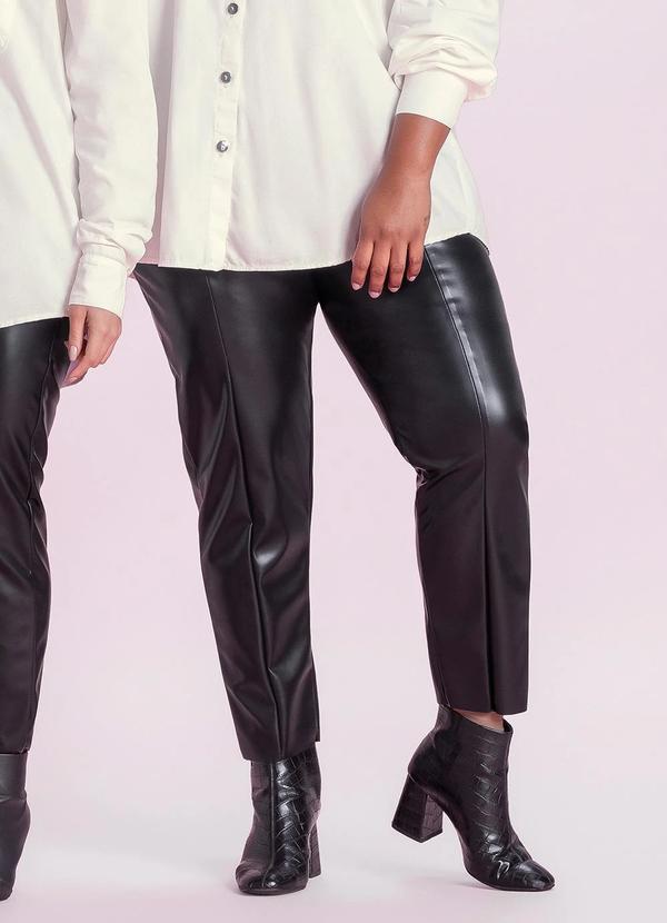 Marialícia - Calça Feminina Legging Preto 2