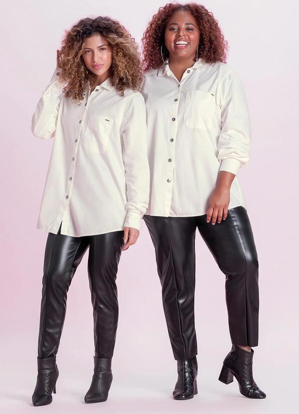 Marialícia - Calça Feminina Legging Preto 3