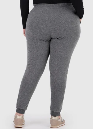 Malwee - Calça Jogger Feminino Plus Cinza - MALWEE