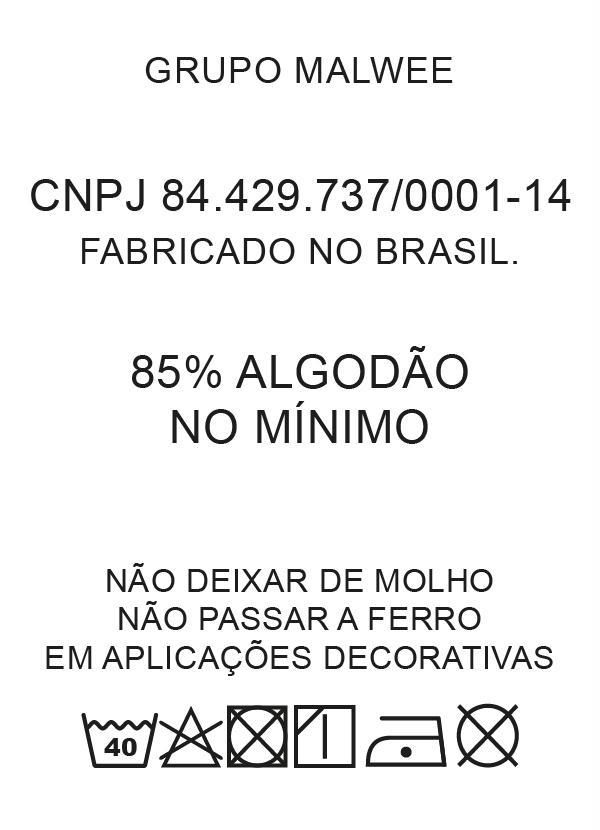 Basicamente - Calça Legging Plus Size Preta com Cós Largo 4