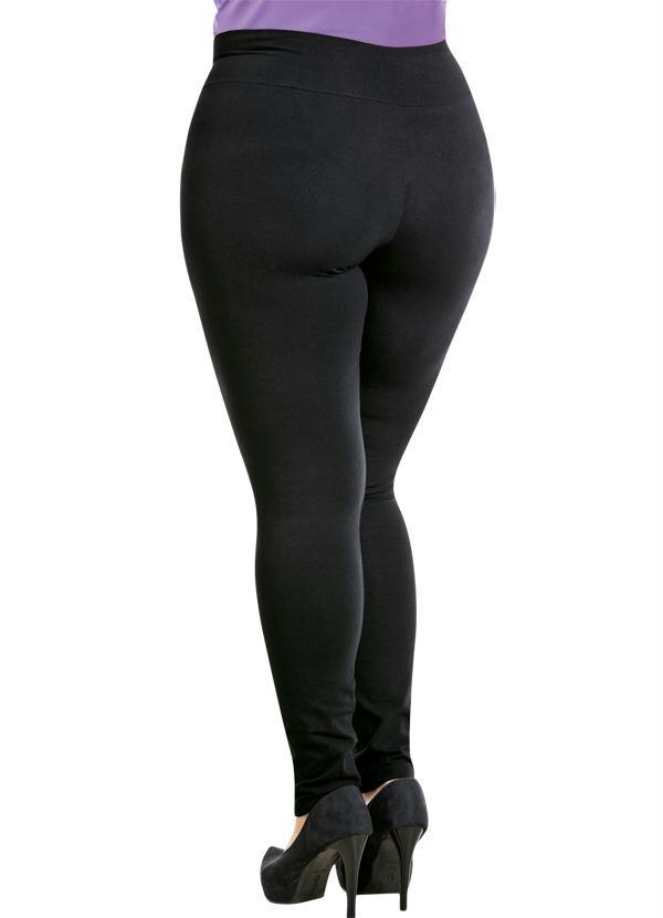 Marguerite - Calça Legging Preta Plus Size 2