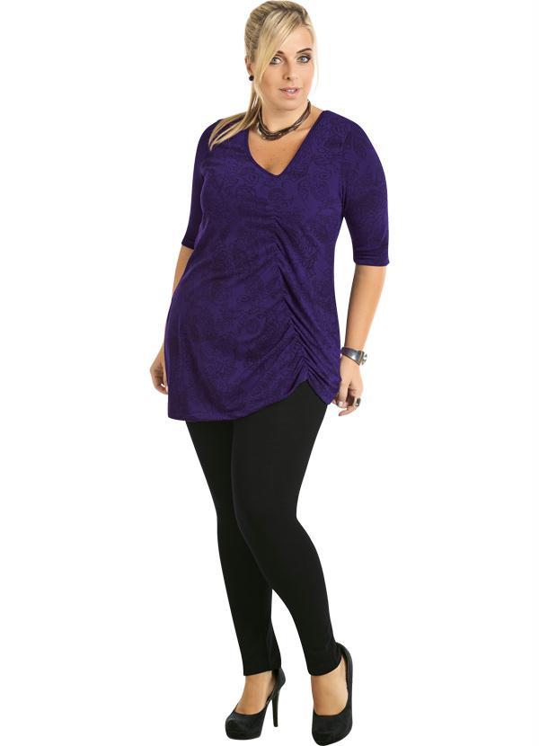 Marguerite - Calça Legging Preta Plus Size 3