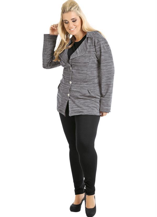 Marguerite - Calça Legging Preta Plus Size 6