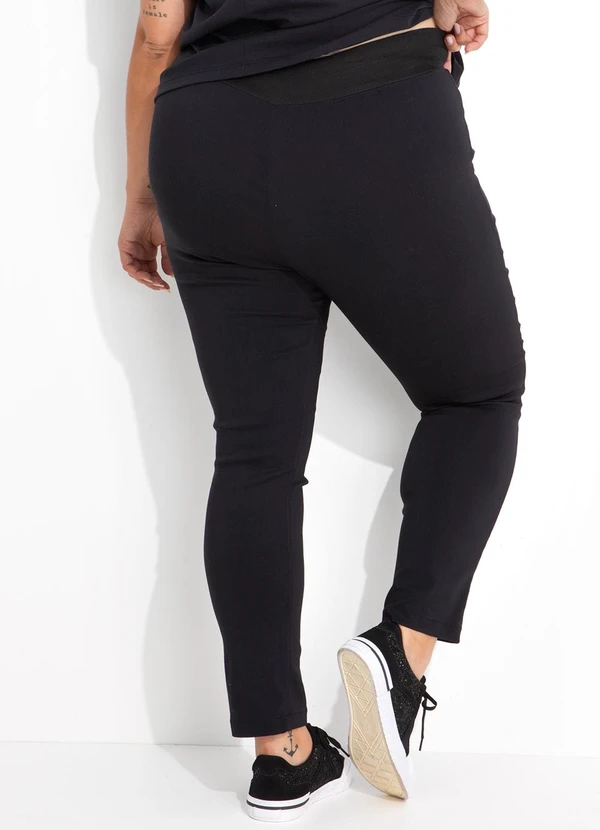 Marguerite - Calça Preta em Bengaline 2