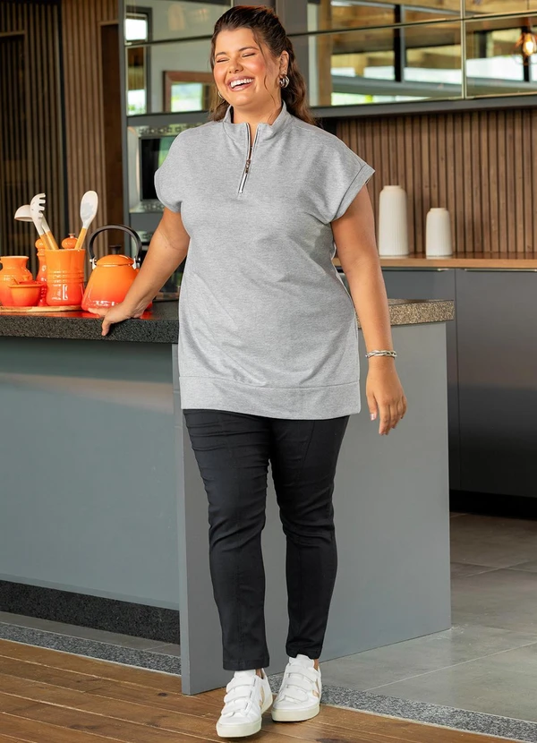 Marguerite - Calça Preta em Bengaline 6