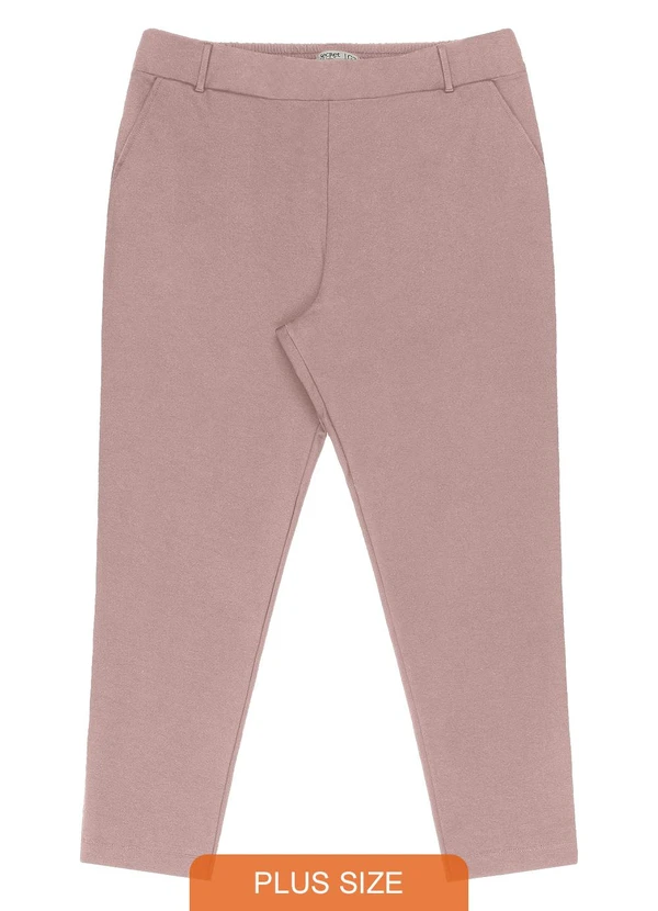 Secret Glam - Calça Slim Plus Size Feminina Marrom