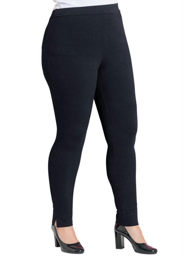 Marguerite - Legging Cigarrete Preta Marguerite Plus Size 5