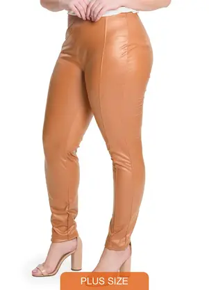 Secret Glam - Legging Cirrê Marrom - SECRET GLAM