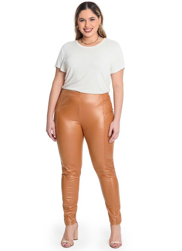 Secret Glam - Legging Cirrê Marrom 4