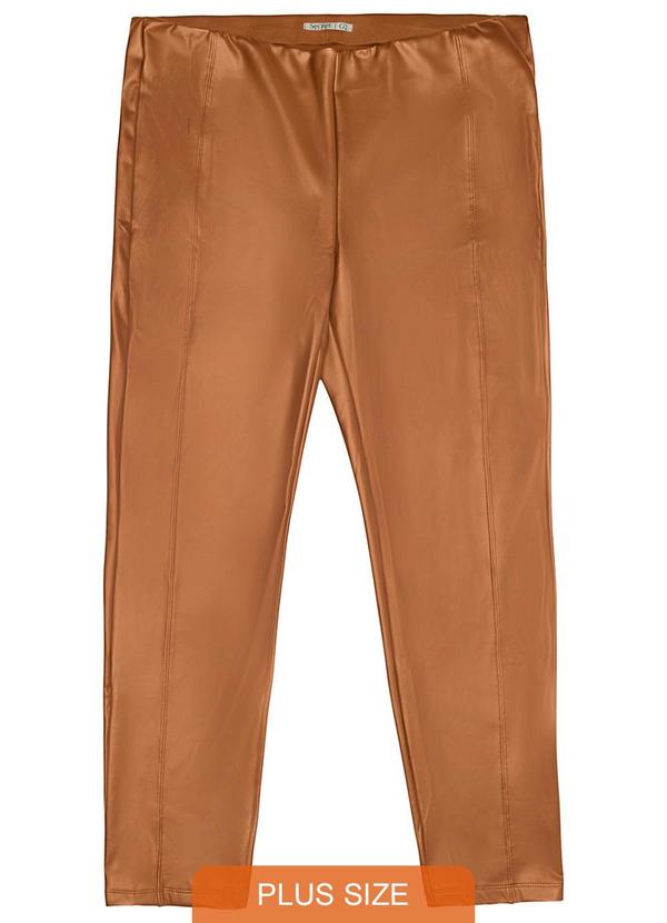 Secret Glam - Legging Cirrê Marrom 5